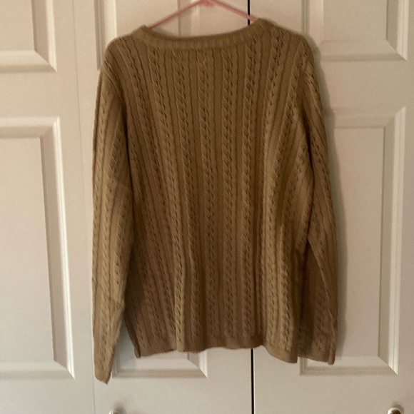 Anthony Richards cable knit cardigan sweater 1X NWOT 90’s pockets soft timeless - Picture 2 of 6